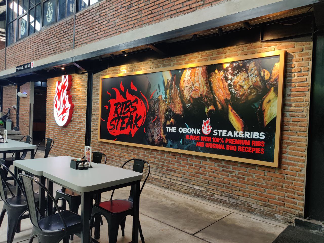 Cobain Steak Bakar Beneran di The Obonk Steaks (4)