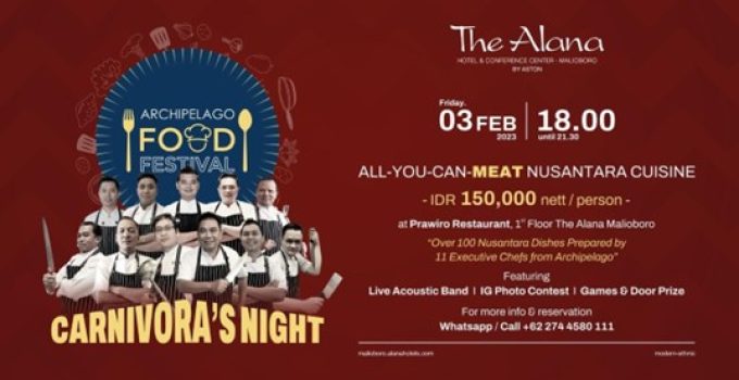 Pengalaman Mencicipi All-You-Can-MEAT “Carnivora’s Night” di The Alana Malioboro Pengalaman Mencicipi All-You-Can-MEAT “Carnivora’s Night” di The Alana Malioboro